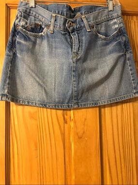 Lucky Brand Light Blue Denim Mini Skirt